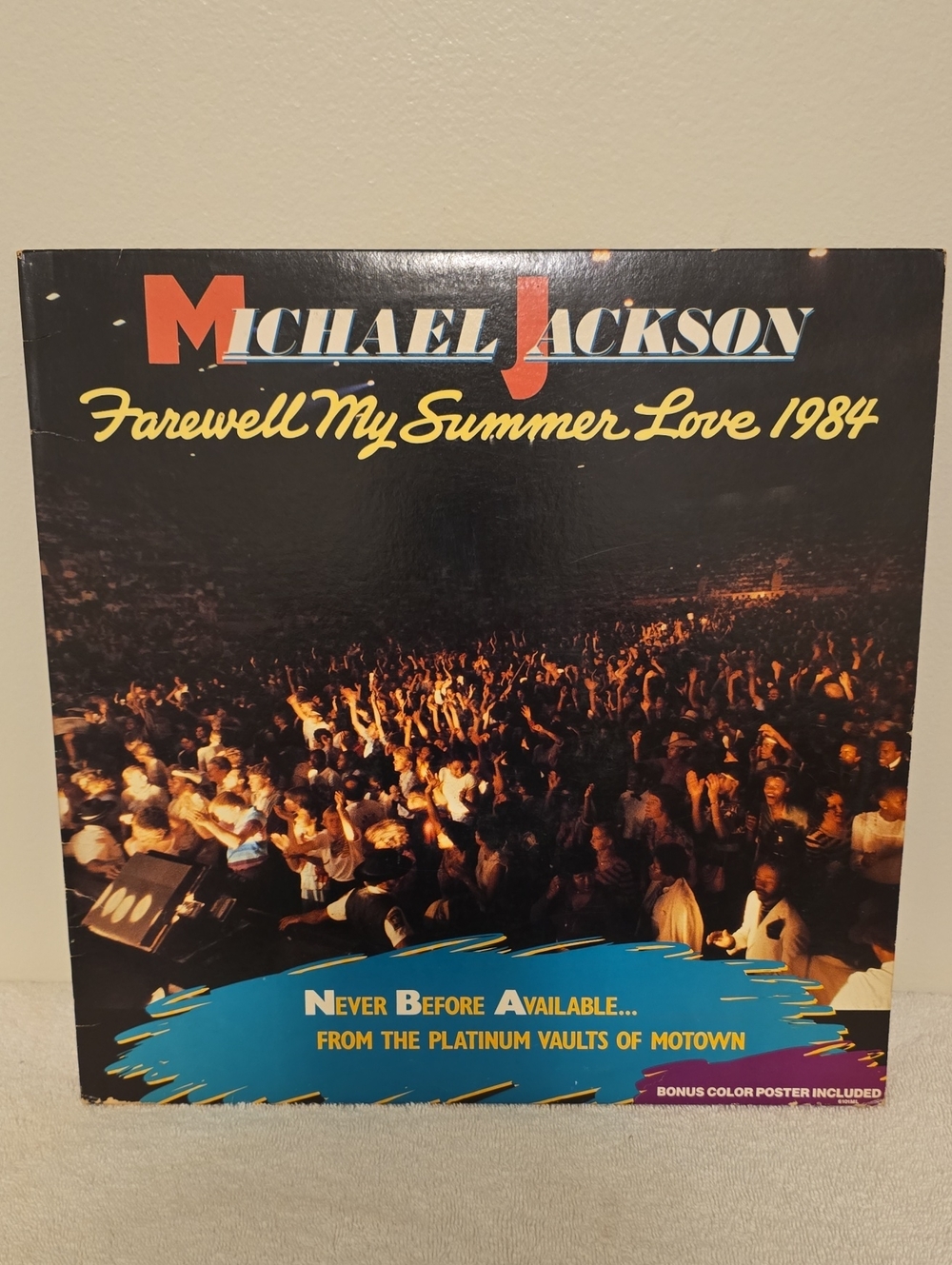 Vintage 1984 Michael Jackson Farewell My Summer Love Vinyl Album